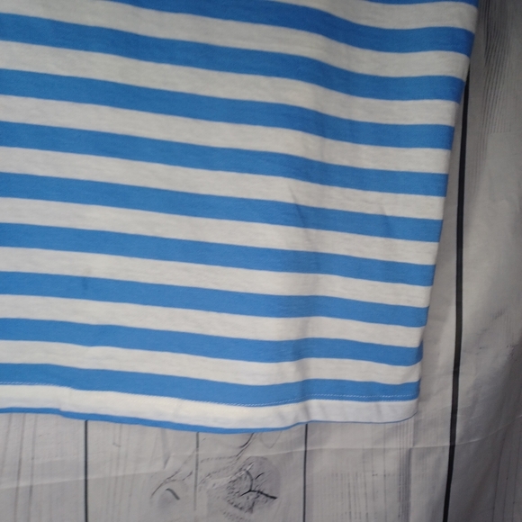 H&M Blue and White Striped Men's Shirt - Picture 7 of 13